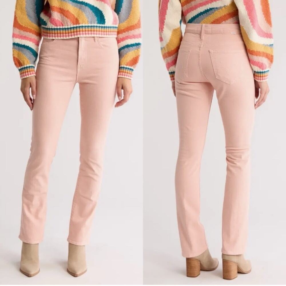 Mother Superior The Insider Hover Jeans - The Devil May Care (Peach Parfait)  24